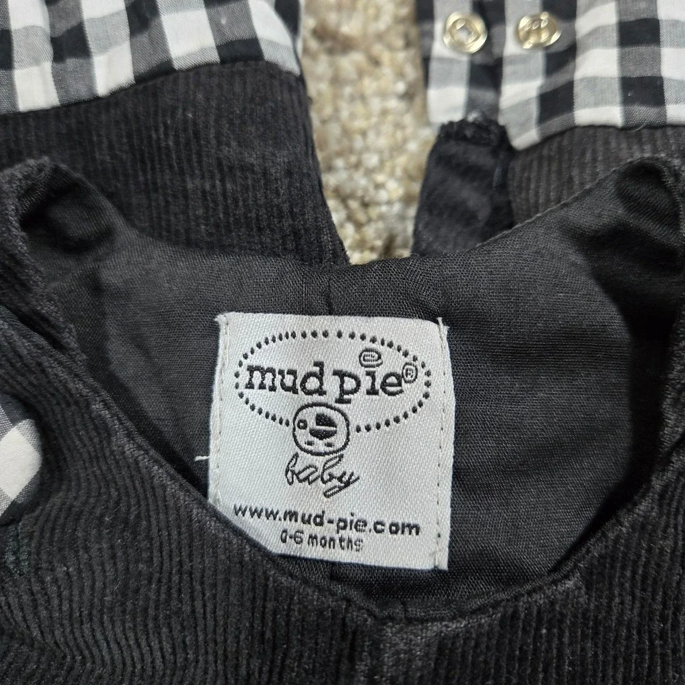 Mud Pie Baby Halloween Pumpkin Corduroy Longall Overalls 0-6M